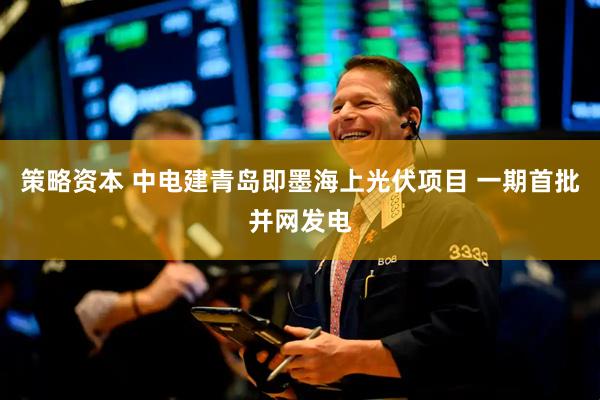 策略资本 中电建青岛即墨海上光伏项目 一期首批并网发电