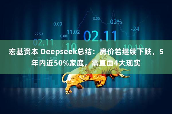 宏基资本 Deepseek总结：房价若继续下跌，5年内近50%家庭，需直面4大现实